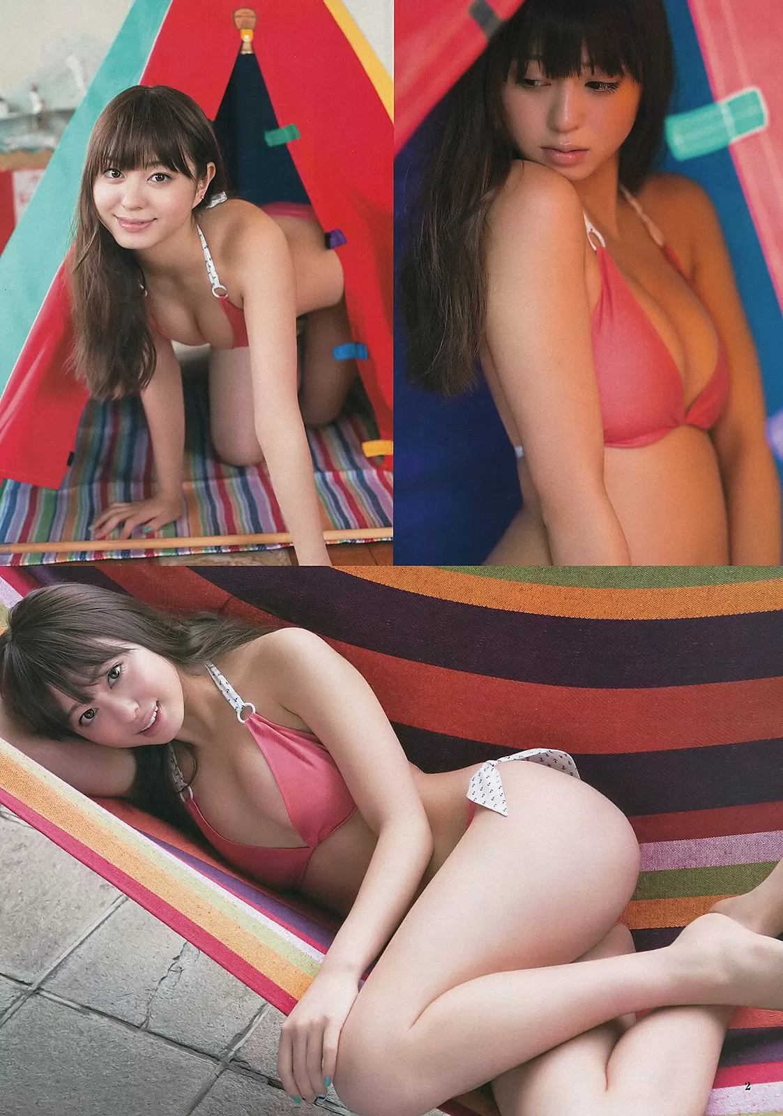 大川蓝 小林优美 [Weekly Young Jump] 2012年 写真杂志 Vol.861701-3