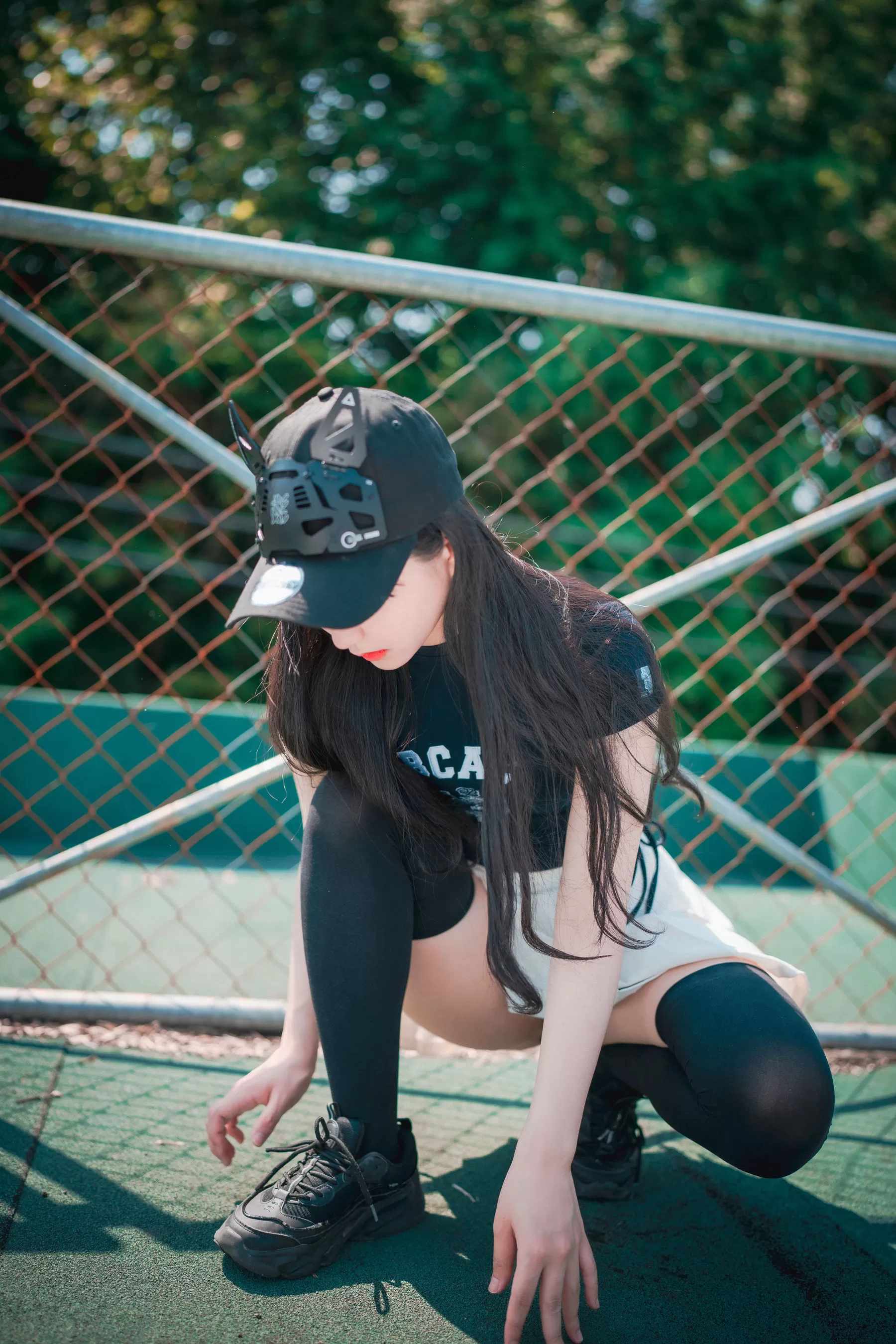 [DJAWA] Jeong Jenny - Classic Athletic Girl in Navy Blue Vol.217896-2