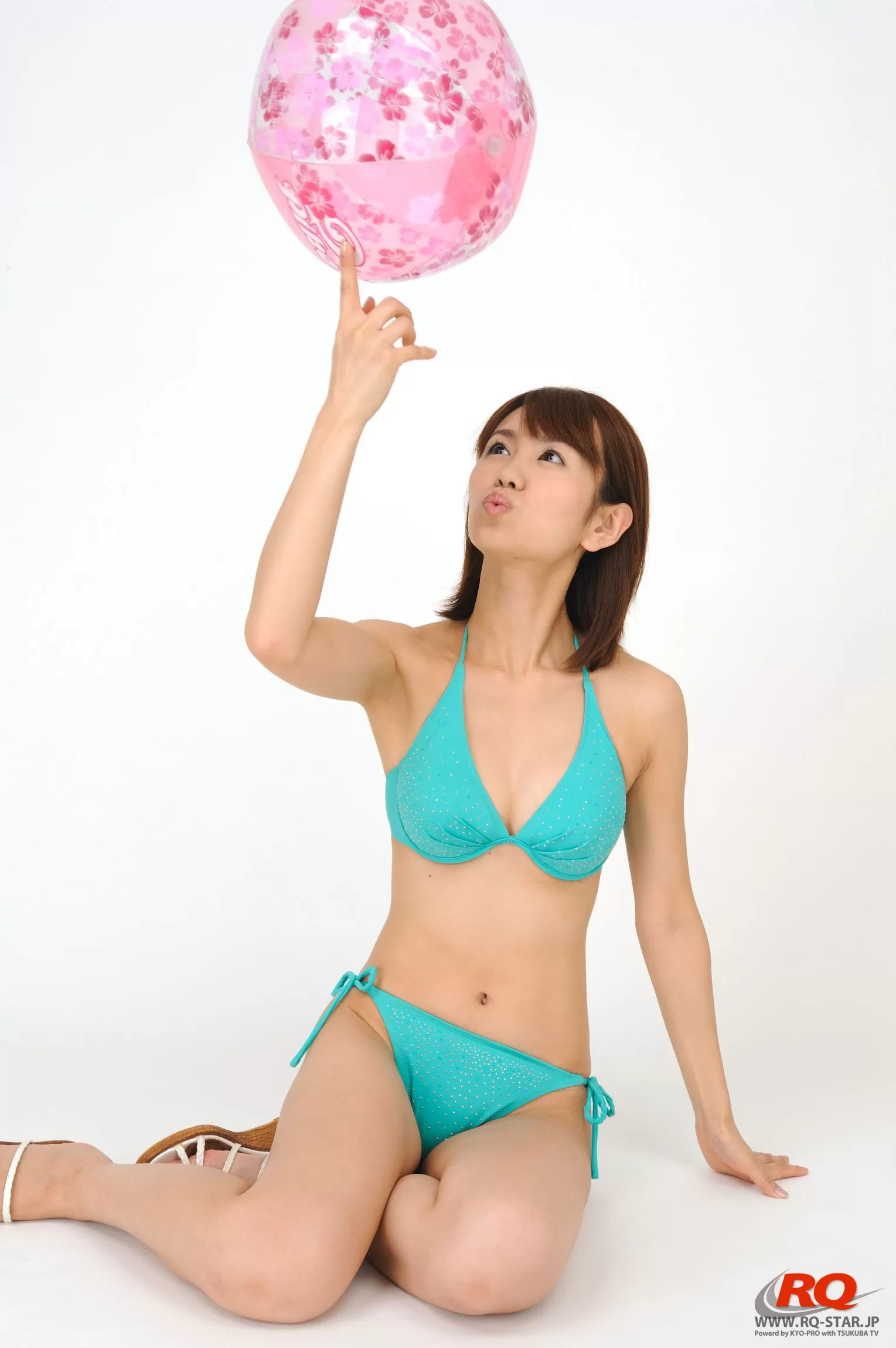 [RQ-STAR] 黒沢琴美 Swim Suits – Green 写真 Vol.360956-2