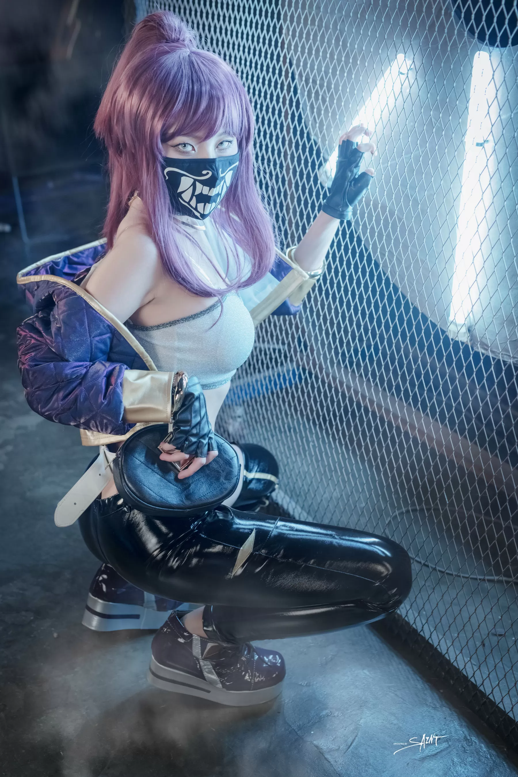 [saintphotolife] Yuna - Yuna's Cos KDA Akali & Nier Automata Vol.932088-2