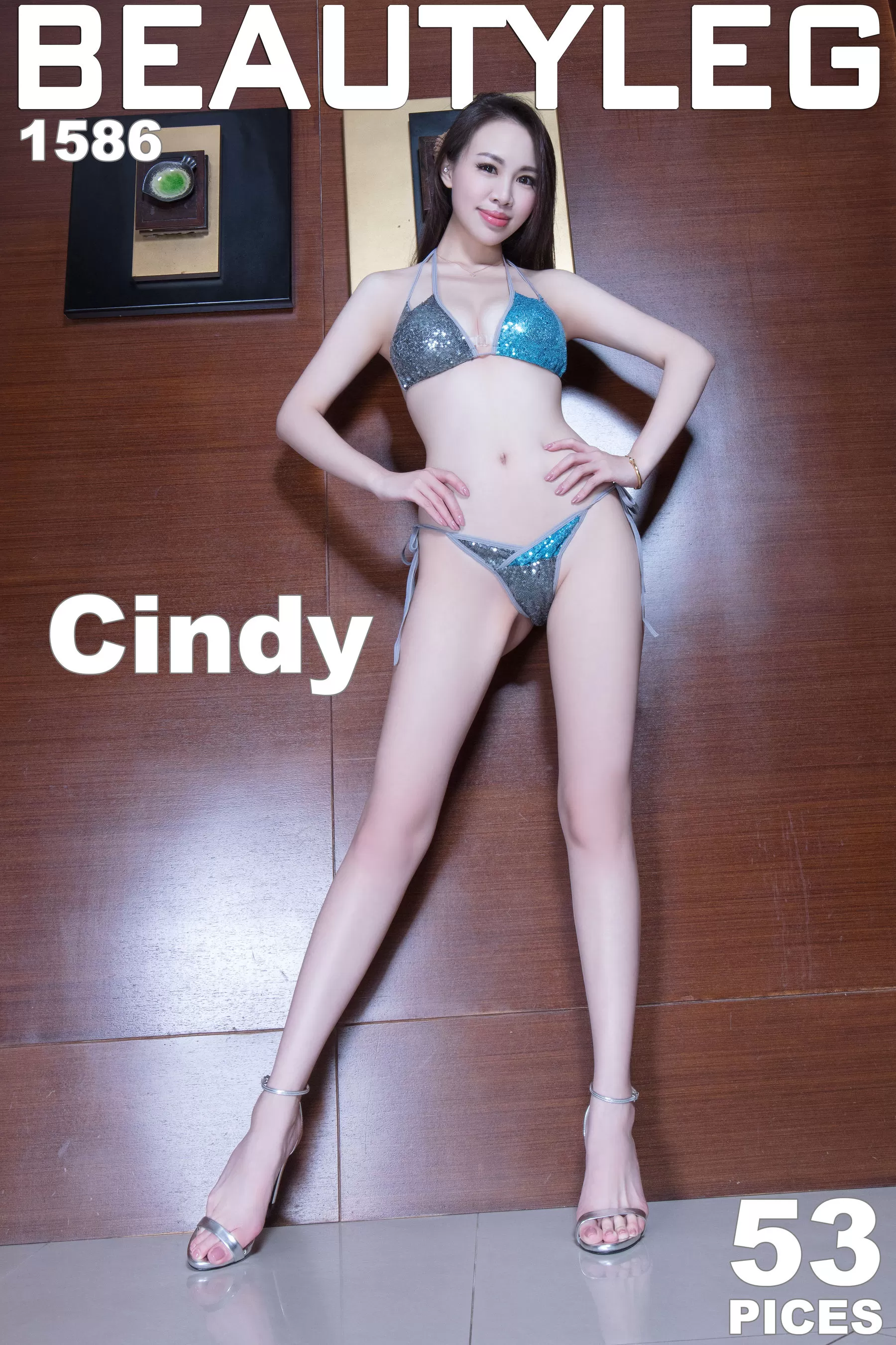 腿模Cindy《泳装高跟 黑丝美腿》 [Beautyleg] Vol.590463 50P-2B4P写真馆