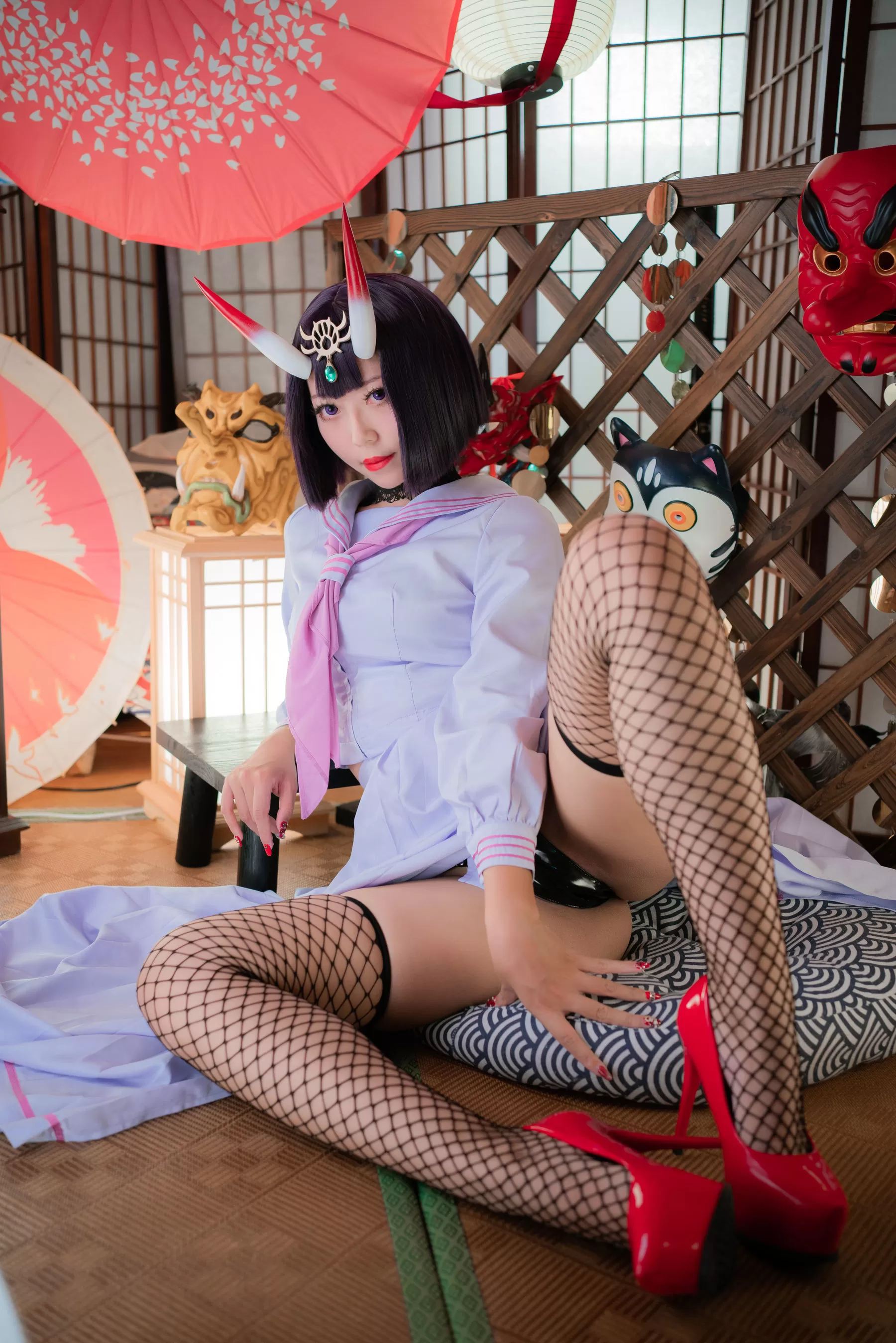 [网红COSER] 动漫博主Money冷冷 - 酒吞童子 Vol.778094-3