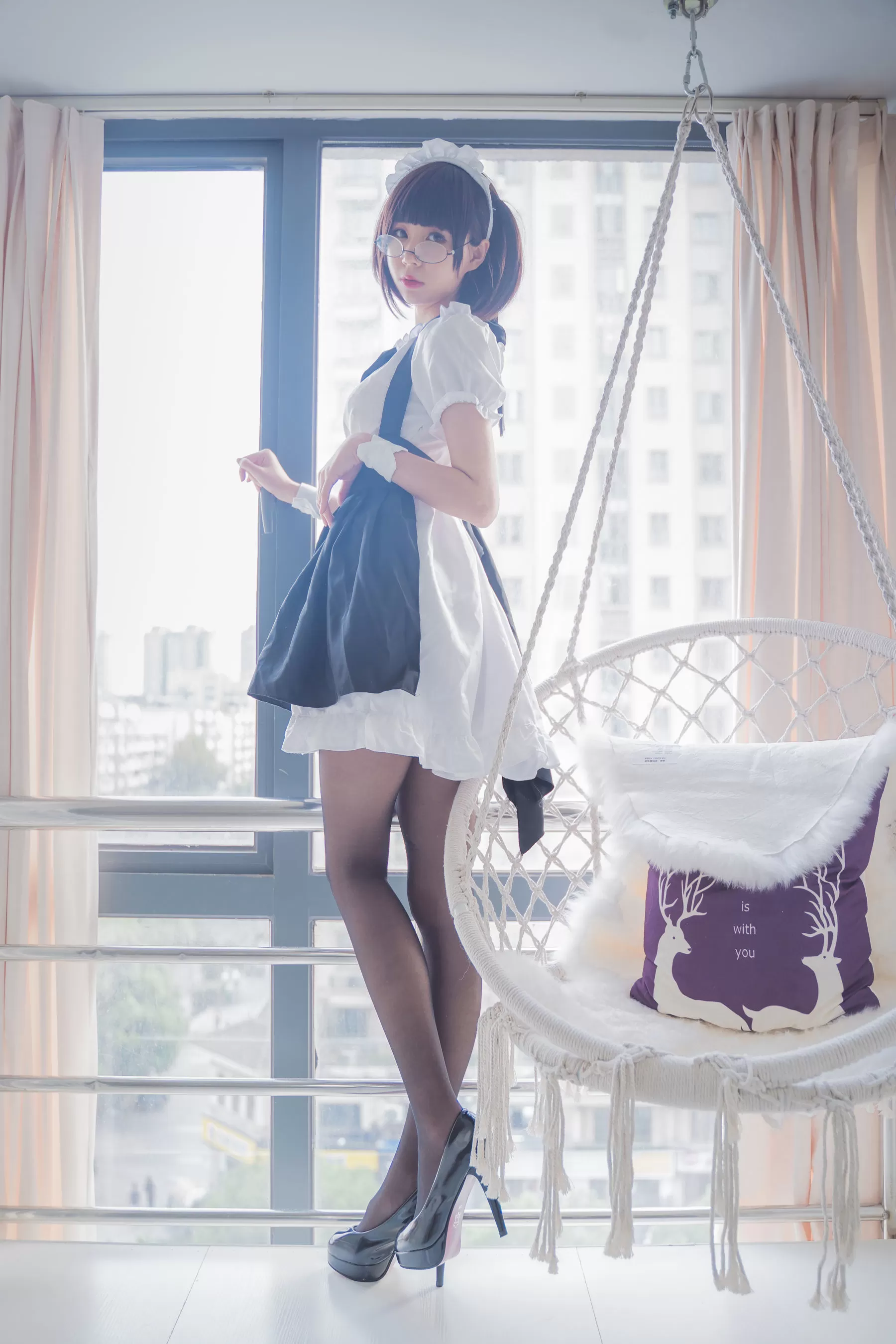 [网红COSER] 西园寺南歌 - 黑袜 Vol.080600-3