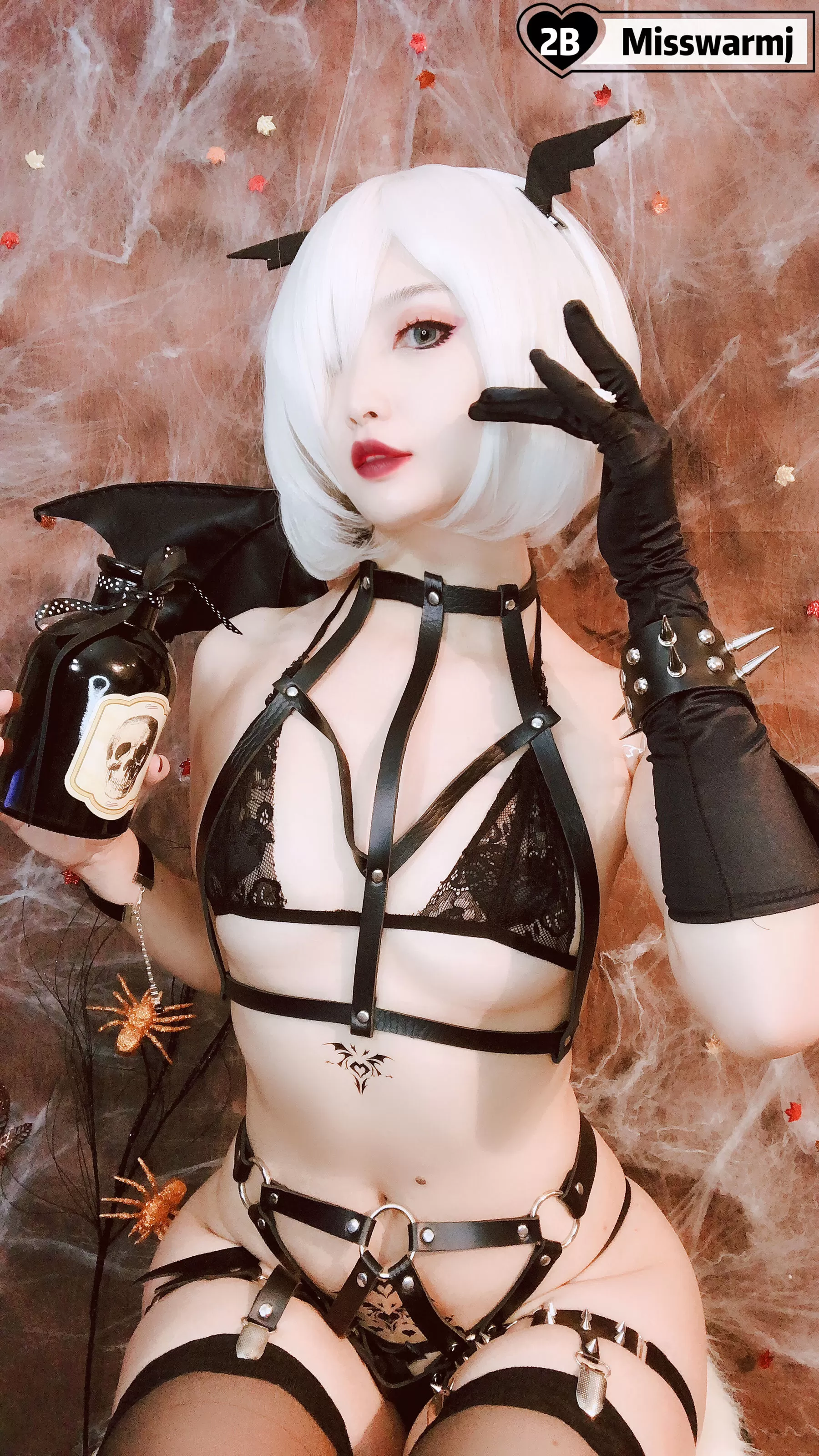 [福利COS] MisswarmJ - Halloween 2B Vol.960097-4