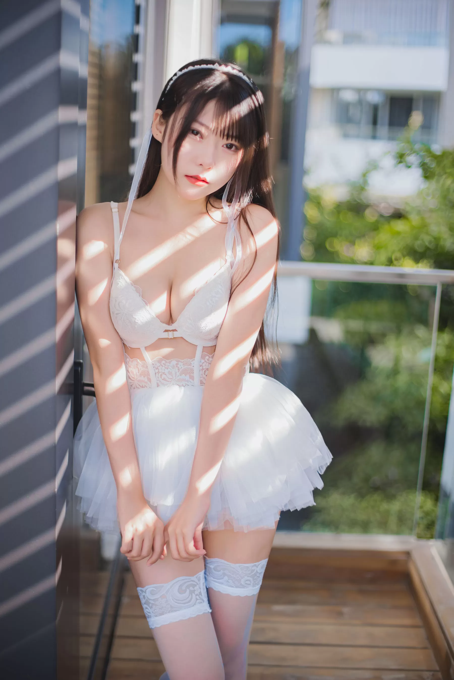 [网红COSER] 香草喵露露写真 – 杨枝甘露 白色纱裙 Vol.705822 52P-2B4P写真馆