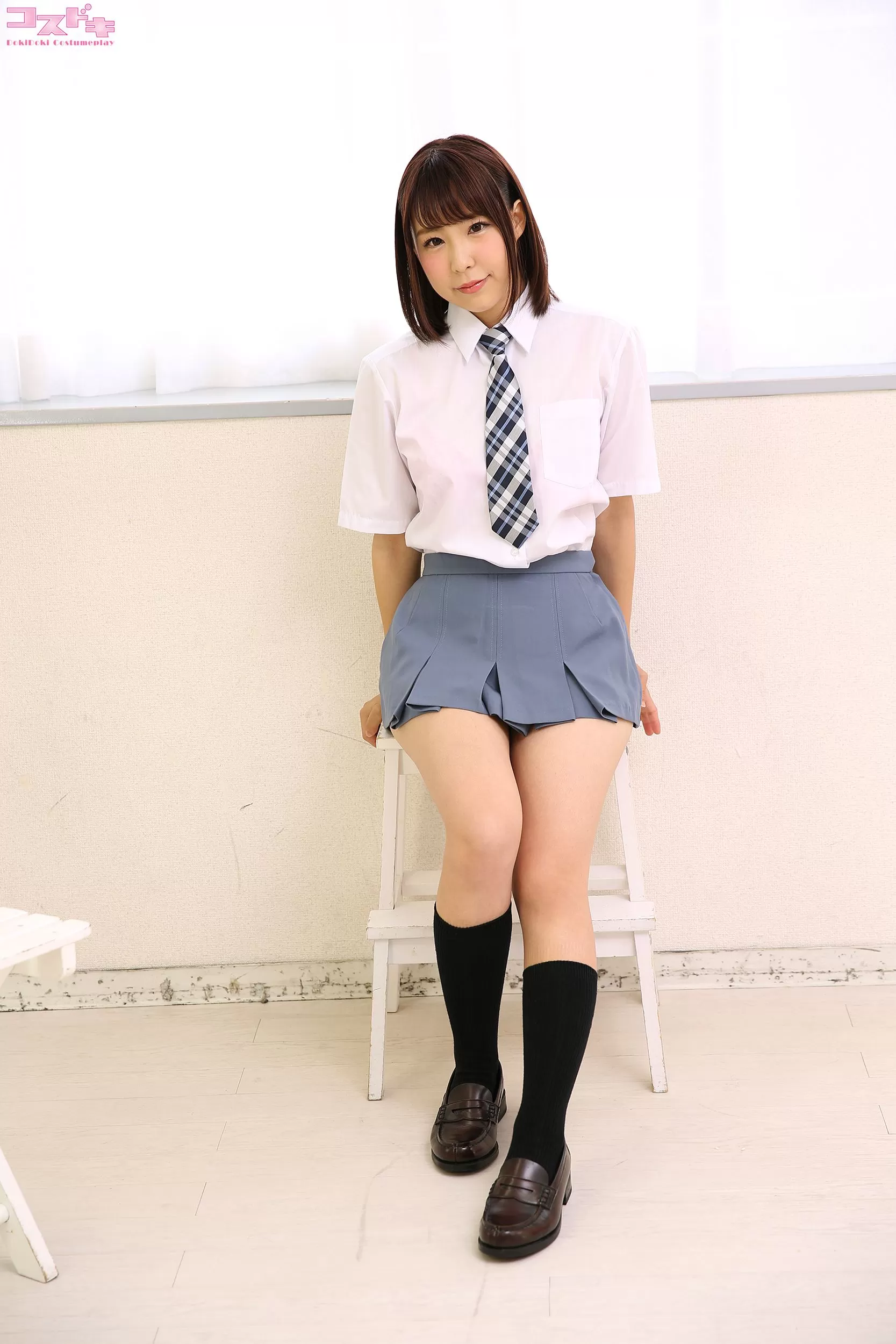 [Cosdoki] Mori Harura 森はるら moriharura_pic_seifuku1 Vol.470076-5