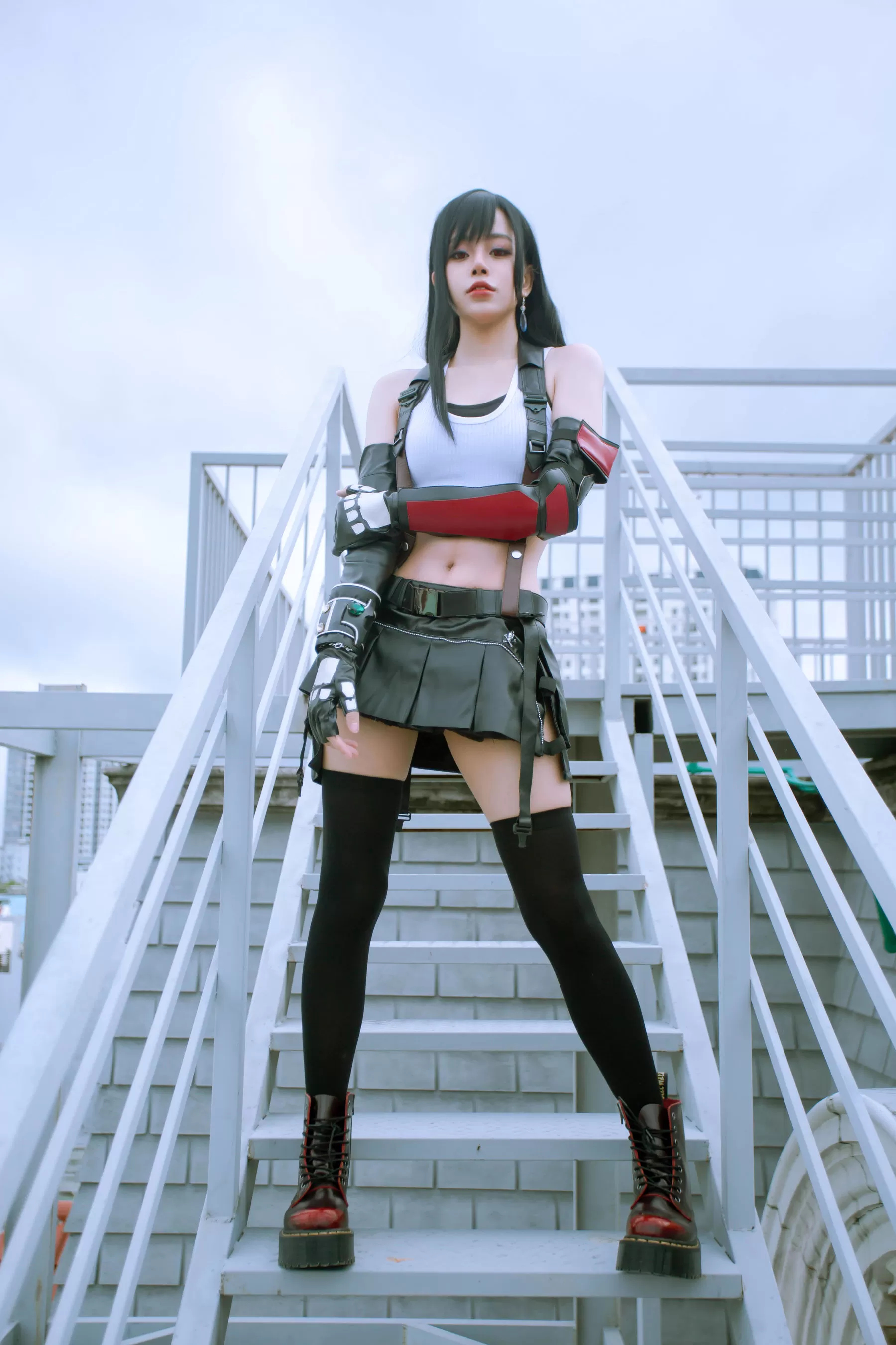 [网红COSER写真] 日本性感萝莉Byoru - Tifa Vol.393177-5